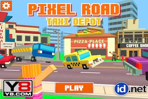 Pixel Road Taxi Depot