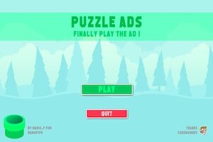 Puzzle Ads Finally Play the Ads